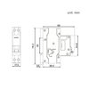 DC circuit breaker DC1000V500V photovoltaic air switch solar motor battery electric vehicle 63A air switch