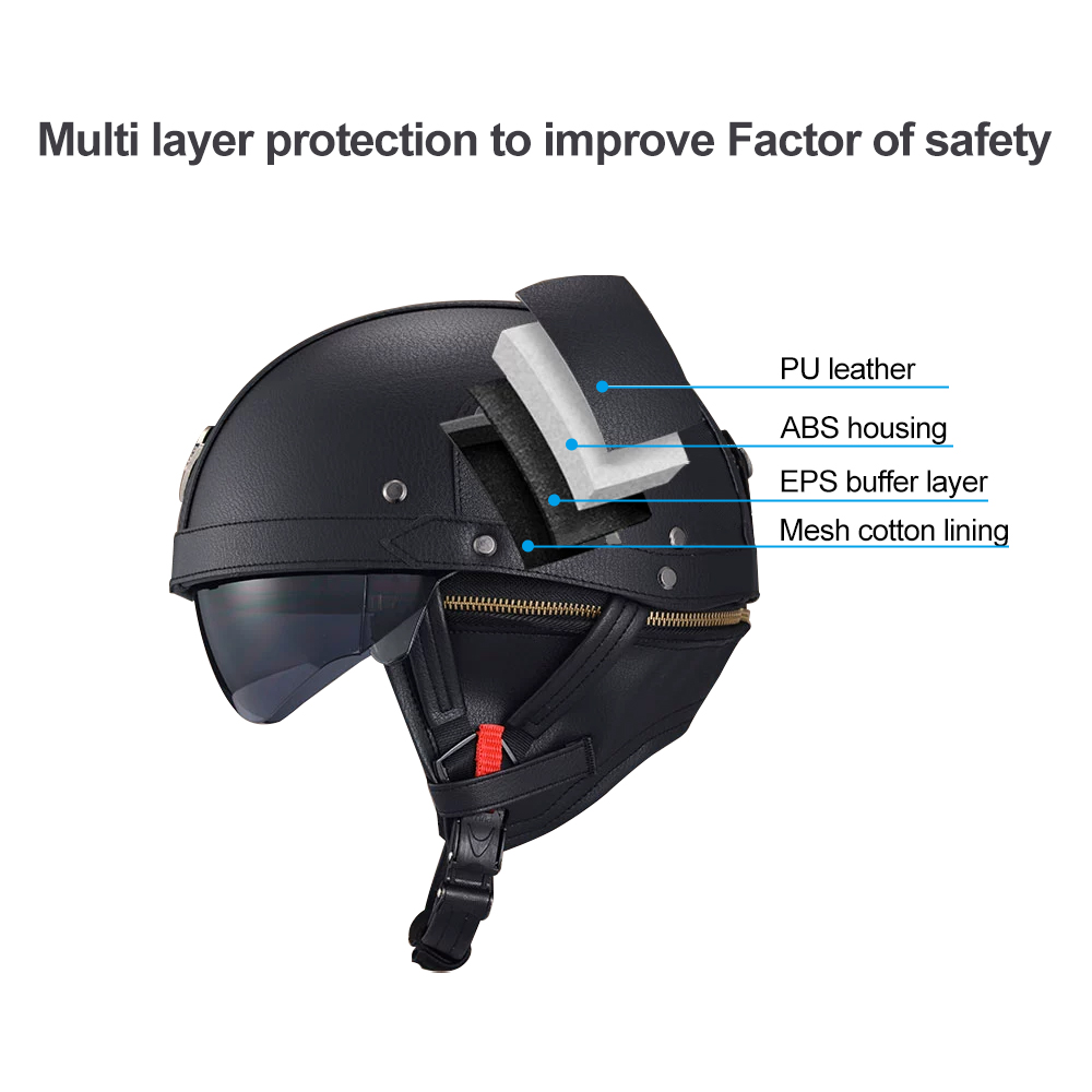 New Design Half-Face Helmet for Electric Vehicles