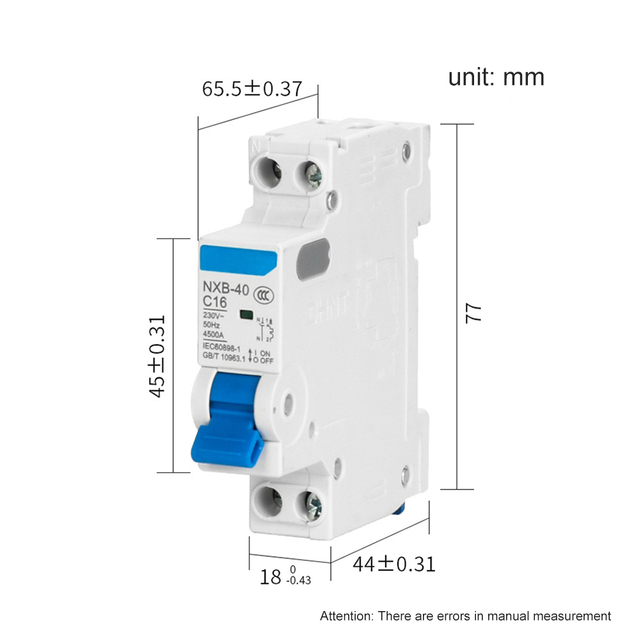 12V24V48V60V120V DC air switch with simple and convenient installation for electric motorcycle